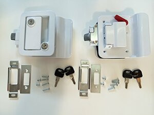FASTEC206-4361009 TRAVEL TRAILER LOCK WHITE