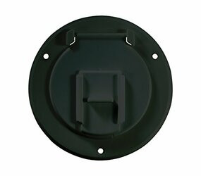RV DESIGNER350-B123 BASIC CABLE HATCH ROUND BLK