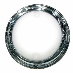 LUMITEC451-101097 TOUCH DOME SS WHITE-BLUE LIGHT