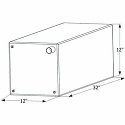 ICON TECHNOLOGIES398-12736 FRESH WATER TANK 32X12X12 20G