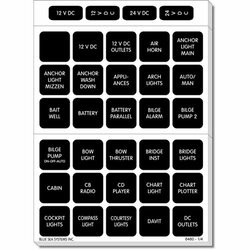 BLUE SEA SYSTEMS661-4217 LABEL KIT