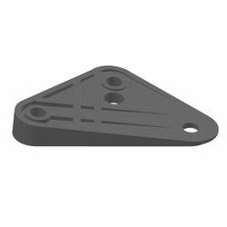 LENCO622-50015002D MOUNTING BRKT SHIM 7 DEGREE