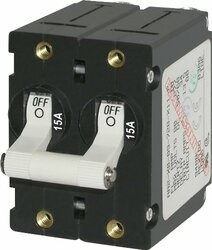 BLUE SEA SYSTEMS661-7235 CIRCUIT BREAKER AA2 15A WHITE