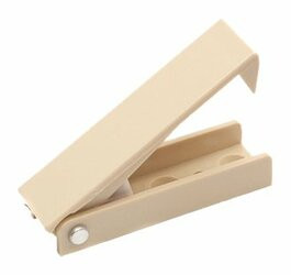 RV DESIGNER350-E206 CATCH-BAGGAGE DORR-SQ WHT 2/PK