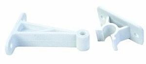 JR PRODUCTS342-10204 3C-CLIP STYLE DOOR HOLDER P.W