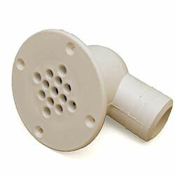 T-H MARINE232-CSD92DP 90 WHT.PLASTIC COCKPIT SCUPPER