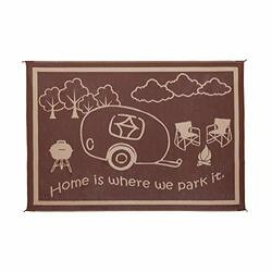 MINGS MARK INC672-RH8187 MAT-RVHOME 8X18 BROWN-BEIGE