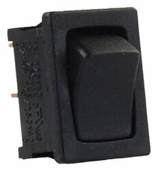 JR PRODUCTS342-127815 MINI-12V ON/OFF SW BLK/BLK PK5