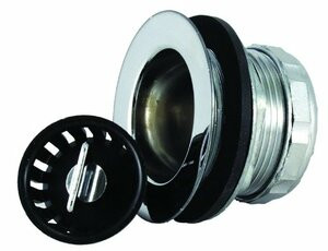 JR PRODUCTS342-9490215022 SINK STRN W/BASKET LN