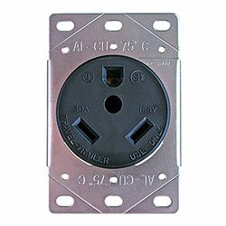 PARKPOWER BY MARINCO557-TT30DFR 30A DEAD FRONT RECEPTACLE