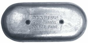 MARTYR ANODES194-CMZ24BSZ ZN Z-24 BOLT ON ANODE (SEARAY