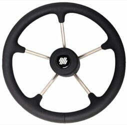 UFLEX216-V70B STEERING WHL-BLACK POLY 5-SPK