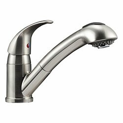 DURA FAUCET621-DFNMK852SN KITCHEN FAUCET SATIN NICKEL