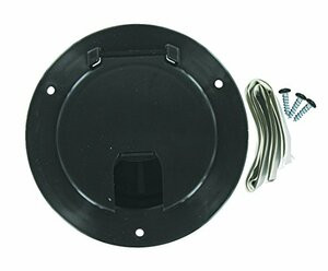 VALTERRA800-A102135BKVP LARGE ROUND BLK CABLE HATCH