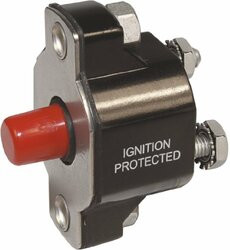 BLUE SEA SYSTEMS661-2138 CIRCUIT BREAKER PUSH BUT 15AMP