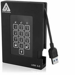 APRICORN, INC. A25-3PL256-1000F FIPS VALIDATED, 1TB USB 3.0