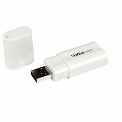 STARTECH.COM ICUSBAUDIO TURN A USB PORT INTO A STEREO SOUND CARD - USB SOUND CARD - USB EXTERNAL SOUND C