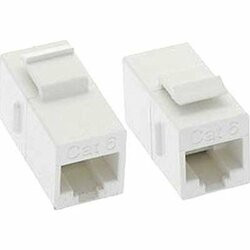 UNIRISE USA, LLC C5E-CPLR-WHT CAT5E RJ45 KEYSTONE IN-LINE COUPLER, WHT