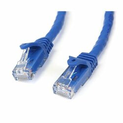 STARTECH.COM N6PATCH50BL 50FT BLUE CAT6 ETHERNET CABLE DELIVERS MULTI GIGABIT 1/2.5/5GBPS & 10GBPS UP TO