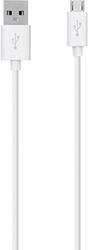 BELKIN COMPONENTS F2CU012BT04-WHT CABLE,USB,USBA/USBMICROB,4 ,WHITE