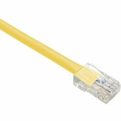 UNIRISE USA, LLC PC6-09F-YLW-S UNIRISE 9FT CAT6 SNAGLESS UNSHIELDED (UTP) ETHERNET NETWORK PATCH CABLE YELLOW -