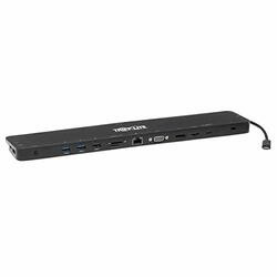 TRIPP LITE U442-DOCK7D-B TRIPLE-MONITOR USB-C DOCKING STATION WITH 4K HDMI & DISPLAYPORT, VGA - USB-A/C,
