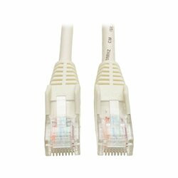 TRIPP LITE N001-003-WH 3FT CAT5E SNAGLESS PATCH CABLE M/M WHITE
