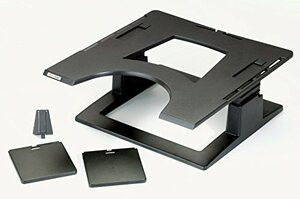 3M DISPLAY MATERIALS AND SYSTE LX500 NOTEBOOK RISER ADJUSTABLE BLACK