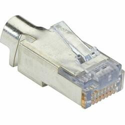 BLACK BOX C6EZSP-50PAK SHIELDED CAT6 EZ-RJ45 MODULAR PLUGS, 50-PACK