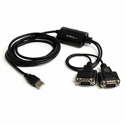 STARTECH.COM ICUSB2322F ADD TWO RS232 SERIAL PORTS WITH COM RETENTION TO YOUR LAPTOP OR DESKTOP COMPUTER