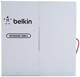 BELKIN COMPONENTS A7J704-1000-RED BELKIN FASTCAT-NETWORK CABLE-BARE WIRE-BARE WIRE-1000 FT-( CAT 6 )-RED