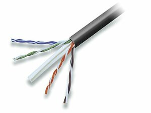 BELKIN COMPONENTS A7L704-1000-BLK NETWORK CABLE - BARE WIRE - BARE WIRE - 1000 FT - UTP ( CAT 6 ) - BLACK