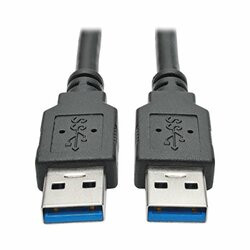 TRIPP LITE U320-006-BK 6FT USB 3.0 SUPERSPEED A/A CABLE M/M 28/24 AWG 5 GBPS BLACK 6 FT.
