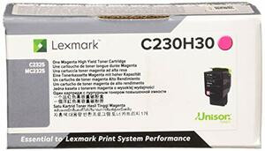 LEXMARK C230H30 MAGENTA HIGH YIELD TONER CARTRIDGE