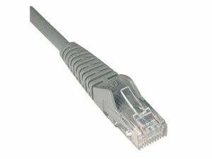 TRIPP LITE N201-030-GY 30FT CAT6 GIGABIT SNAGLESS MOLDED PATCH CABLE RJ45 M/M GRAY