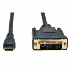 TRIPP LITE P566-003-MINI 3FT MINI HDMI TO DVI-D DIGITAL MONITOR ADAPTER VIDEO CONVERTER CABLE M/M 3FT