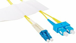 BELKIN COMPONENTS F2F802L7-02M BELKIN FIBER OPTIC CABLE; SINGLEMODE SC/LC DUPLEX, 8.3/12