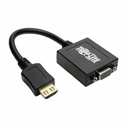 TRIPP LITE P131-06N 6IN HDMI TO VGA ADAPTER CONVERTER WITH AUDIO VIDEO FOR ULTRABOOK / LAPTOP / DESK