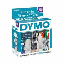 DYMO 30333 DYMO LABELWRITER 30333 WHITE MULTI-PURPOSE LABELS (2-UP), 1/2 X 1 1000 PER ROLL