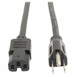 TRIPP LITE P019-004 4FT POWER CORD CABLE 5-15P TO C15 HEAVY DUTY  15A 14AWG