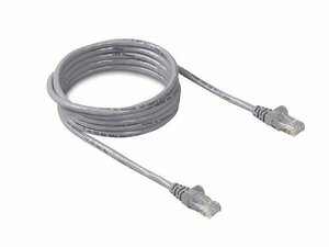 BELKIN COMPONENTS A3L791B14-S PATCH CABLE - RJ-45 - MALE - RJ-45 - MALE - 14 FEET - GRAY