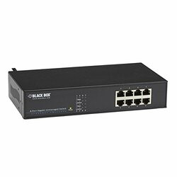 BLACK BOX LGB408A-R2 8 PORT 101001000 RJ 45 UNMANAGED GIGAB