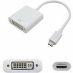 ADD-ON USBC2DVIIW-5PK ADDON 5 PACK OF 20CM (8IN) USB 3.1 TYPE (C) MALE TO DVI-I FEMALE WHITE ADAPTER C
