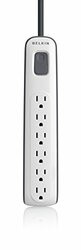 BELKIN COMPONENTS BV106000-04 6-OUTLET SURGE PROTECTOR WITH 4FT POWER CORD