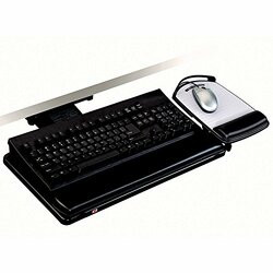 3M DISPLAY MATERIALS AND SYSTE AKT80LE ADJUSTABLE KEYBOARD TRAY,KNOB ADJUST ARM