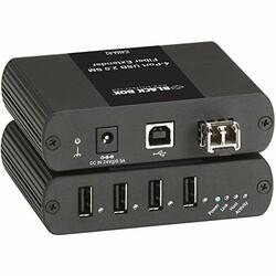 BLACK BOX IC406A-R2 USB EXTENDER-SINGLE-MODE FIBER, 4-PORT