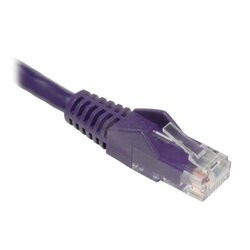 TRIPP LITE N201-005-PU 5FT CAT6 GIGABIT SNAGLESS MOLDED PATCH CABLE RJ45 M/M PURPLE