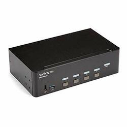 STARTECH.COM SV431DHD4KU THIS 4 PORT 4K HDMI KVM WITH DUAL MONITOR SUPPORT LETS YOU CONTROL FOUR HDMI COM