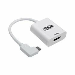 TRIPP LITE U444-06N-HD4KRA RIGHT-ANGLE USB-C TO HDMI ADAPTER CABLE (M/F) - 3.1, GEN 1, THUNDERBOLT 3, 4096