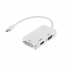 AXIOM 3N1MDP2HVD-AX AXIOM 3-IN-1 MINI DISPLAYPORT TO HDMI, VGA AND DVI VIDEO ADAPTER